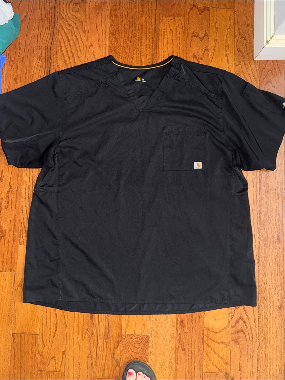 Carhartt Men's Black Short Sleeve V-Neck Work Tee